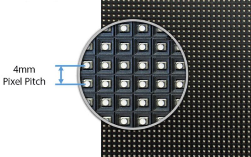 Nên dùng màn hình LED P bao nhiêu cho khoảng cách xem dưới 3m?